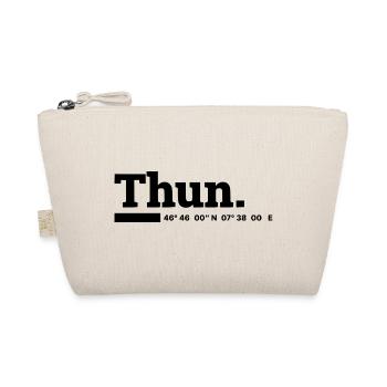 Thun Koordinaten - Bio-Täschchen - Natur - Vorne
