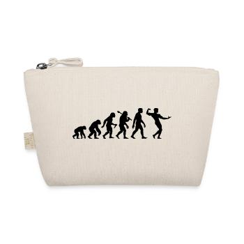 Bodybuilding Evolution Bodybuilder Muskelsport - Bio-Täschchen - Natur - Vorne