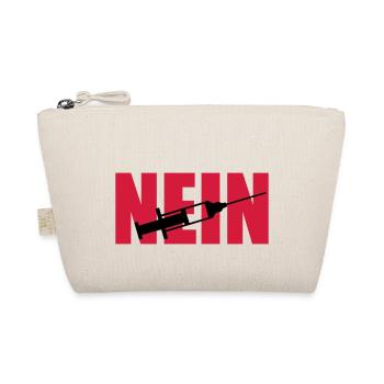 Nein Spritze - Bio-Täschchen - Natur - Vorne