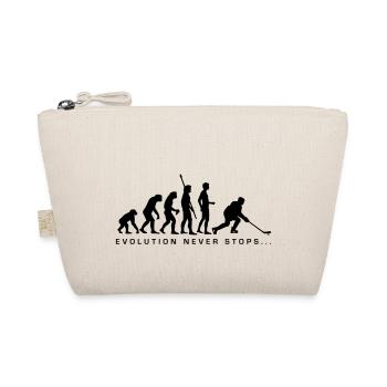 evolution_eishockey_b - Organic Pouch - nature - Front