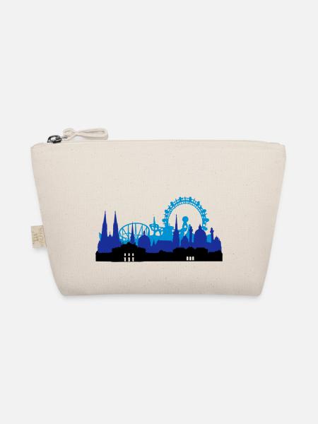 Wien Skyline - Organic Pouch - nature - Front