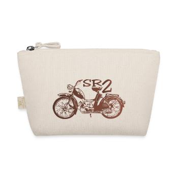 Simson SR2 rubinrot - Bio-Täschchen - Natur - Vorne