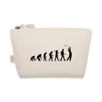 Evolution Of Golf - Bio-Täschchen - Natur - Vorne
