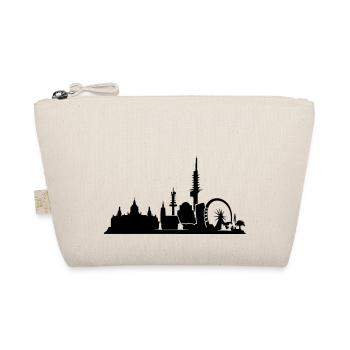 Hannover // Skyline // Silhouette // Skylineshirt - Bio-Täschchen - Natur - Vorne