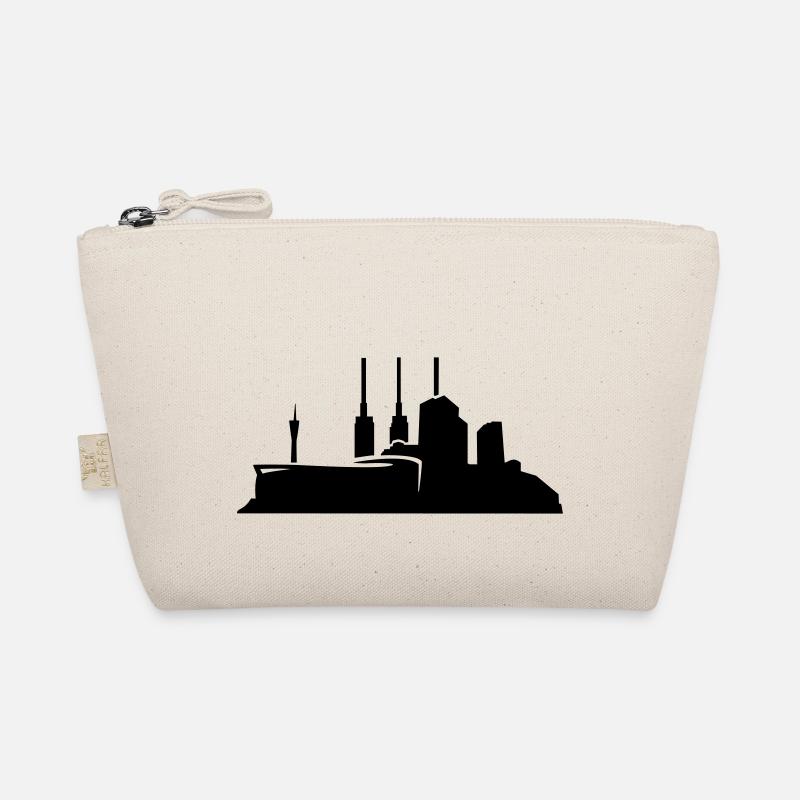 Hannover // Skyline // Silhouette // Skylineshirt - Bio-Täschchen - Natur