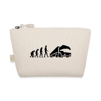 Trucker / Fernfahrer / Routier - Bio-Täschchen - Natur - Vorne