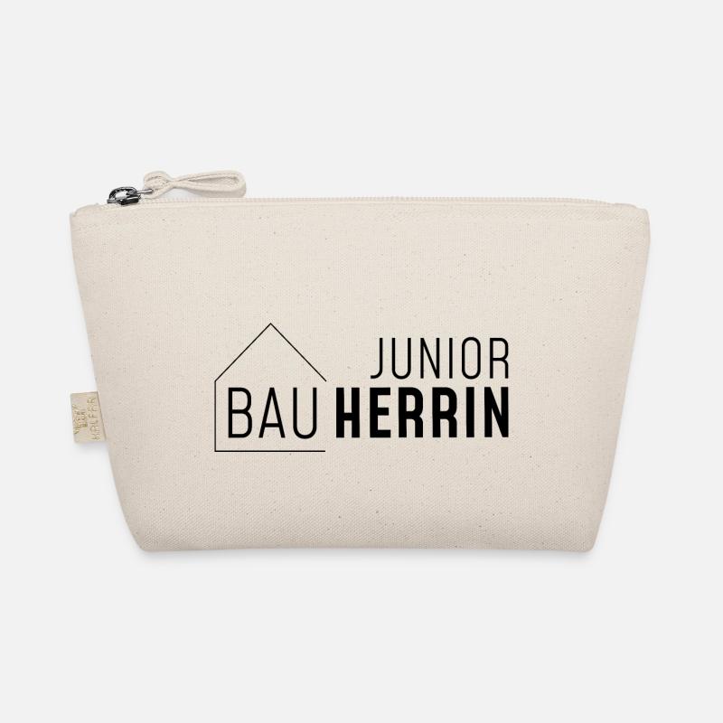 Junior Bauherrin mit Haus Bio-Täschchen