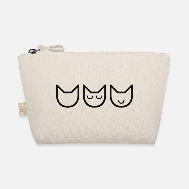 Cats : See no evil, hear no evil, speak no evil Organic Pouch