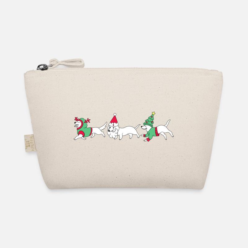 woofy Weihnachten - Bio-Täschchen - Natur