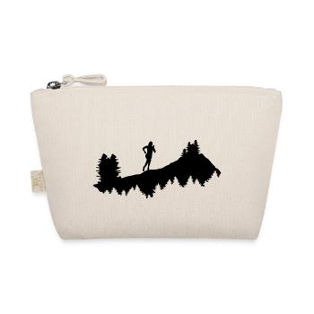 Trail running, running, woman - Organic Pouch - nature - Front