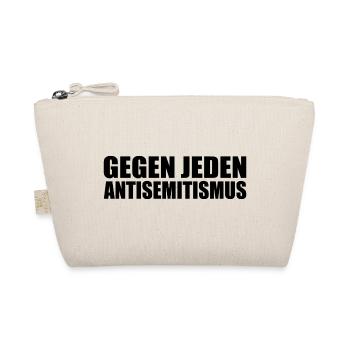 Gegen jeden antisemitismus - Bio-Täschchen - Natur - Vorne