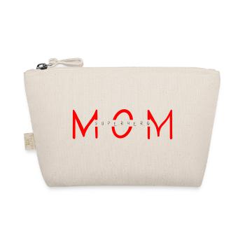Mom Superhero - Bio-Täschchen - Natur - Vorne