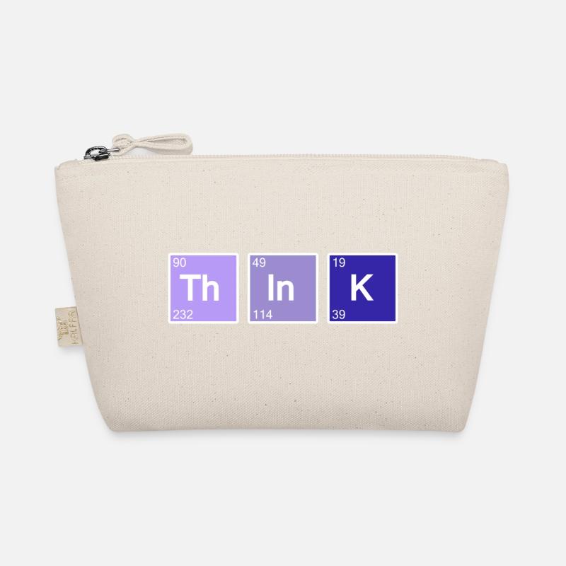 Think (blau) Bio-Täschchen