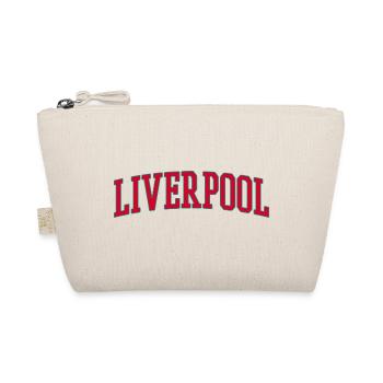 Liverpool Varsity Lettering Design - Organic Pouch - nature - Front