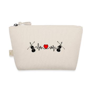 Cardio heart rate violin - Organic Pouch - nature - Front