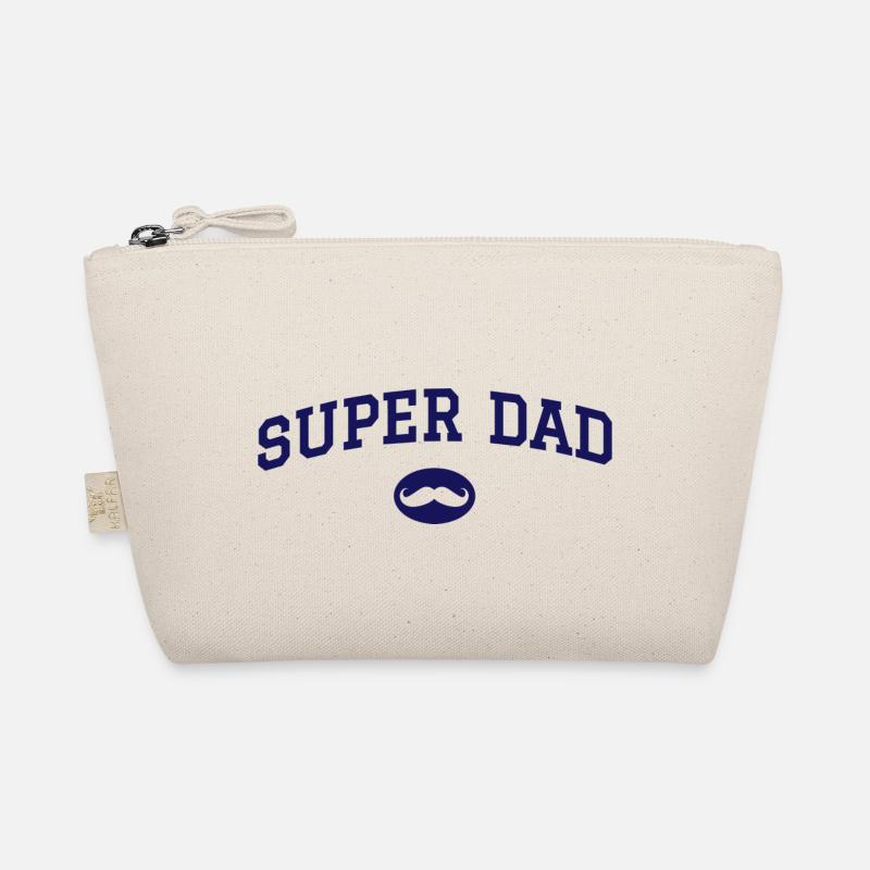 Super dad moustachea Organic Pouch