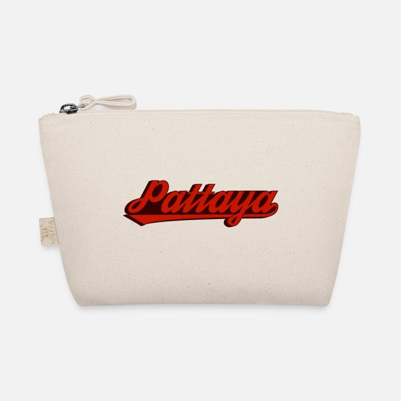 Pattaya Retro Lettering Organic Pouch