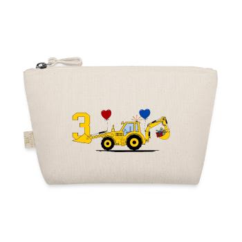 3ème anniversaire Tracteur excavatrice - Trousse biologique - nature - Devant