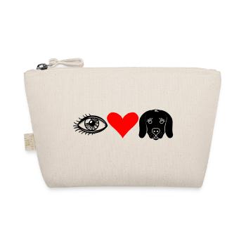 J’aime les chiens - Trousse biologique - nature - Devant