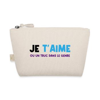je t'aime - Trousse biologique - nature - Devant
