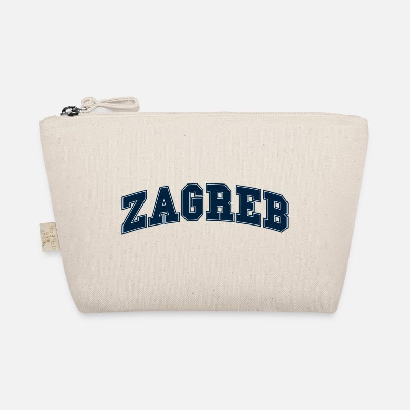 Zagreb Varsity lettering Organic Pouch
