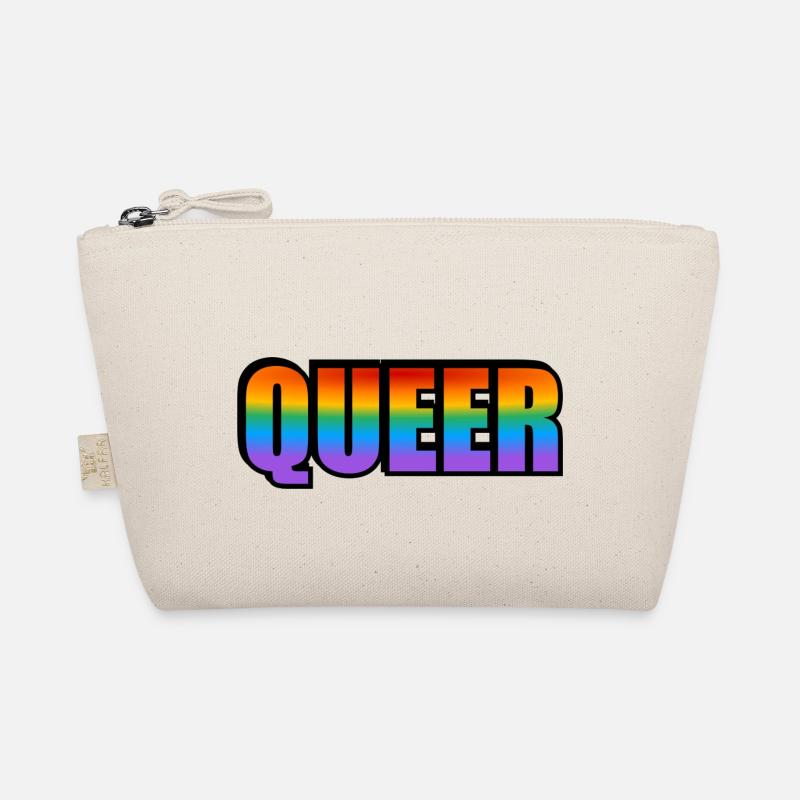 Queer LGBTQ Pride Rainbow Organic Pouch