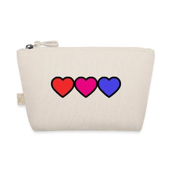 HEART. THANK YOU. MISTRESS. MASTER. THANK YOU MISTRESS. - Organic Pouch - nature - Front