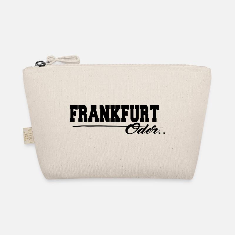 Frankfurt Oder Schriftzug - Bio-Täschchen - Natur
