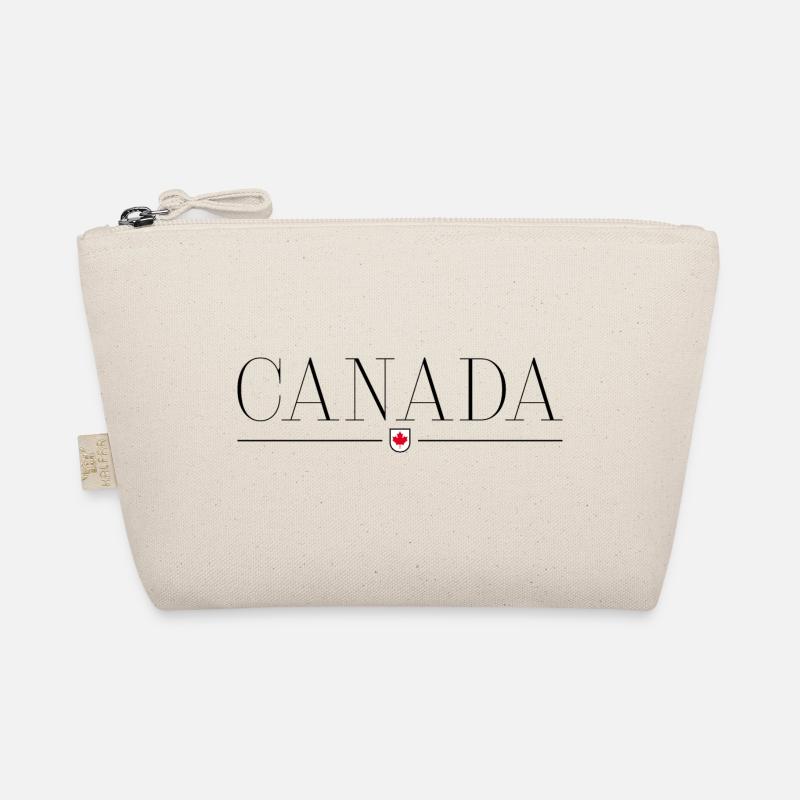 J’aime le Canada, T-shirt design de style élégance Trousse biologique