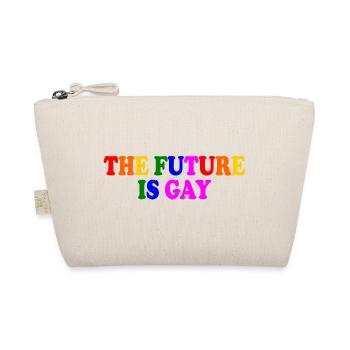 The future is gay - Organic Pouch - nature - Front