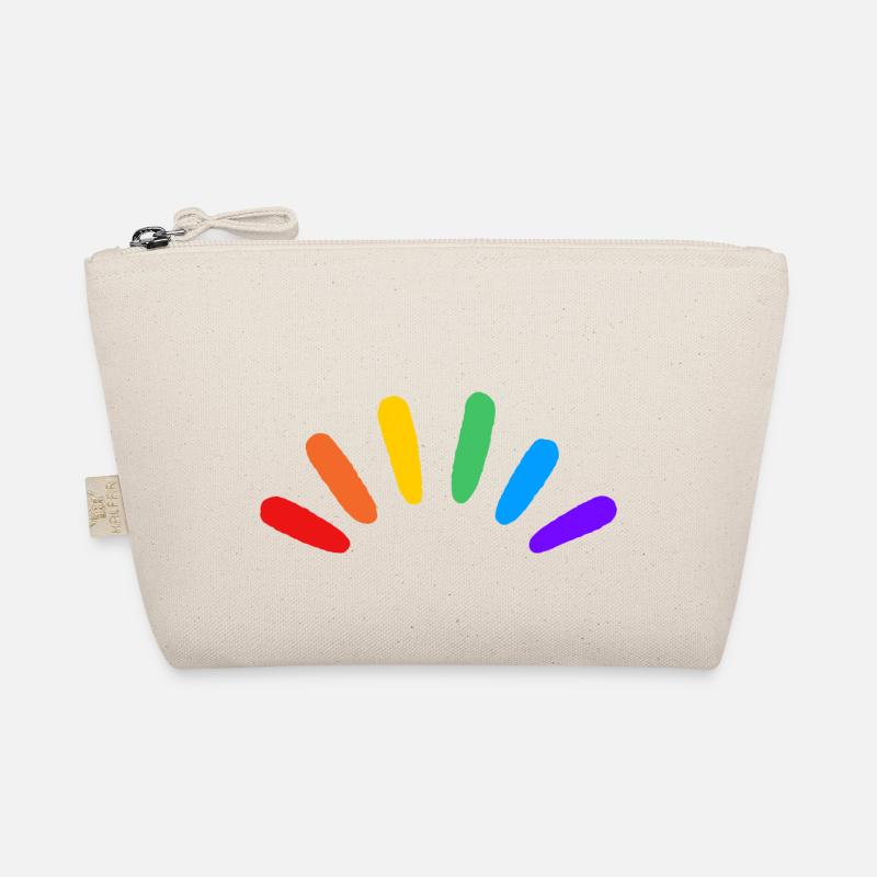 Regenbogen LGBTQIA schwul subtile Pride Bio-Täschchen