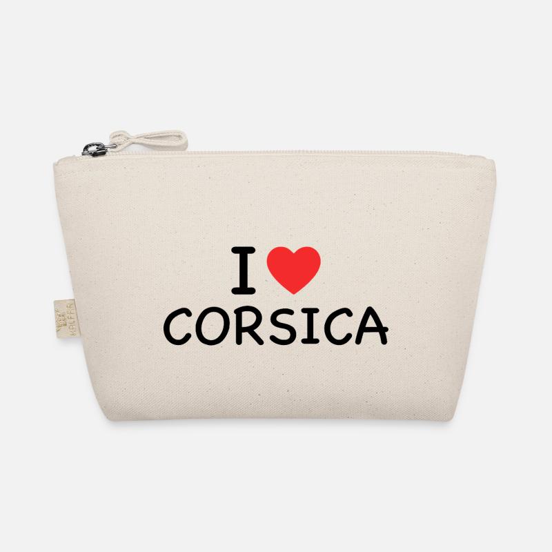 Ich liebe Korsika Bio-Täschchen