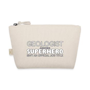 Geologist Superhero Geology - Bio-Täschchen - Natur - Vorne