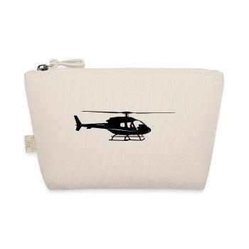 Helicopter Outline - Organic Pouch - nature - Front