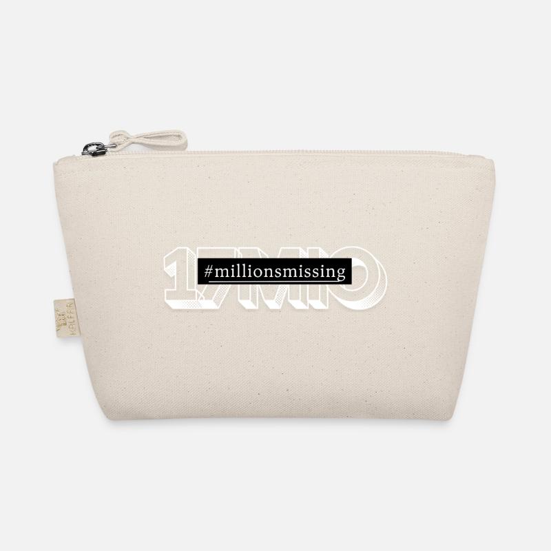 ME/CFS millionsmissing white - Bio-Täschchen - Natur