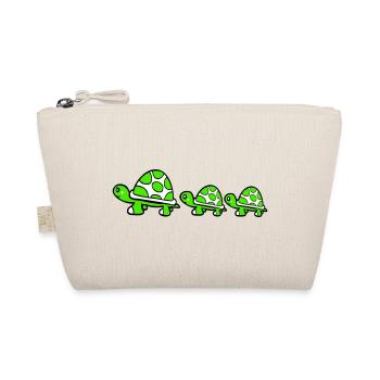 Tortue Famille Maman Papa 2 Enfants Maman Mignon - Trousse biologique - nature - Devant
