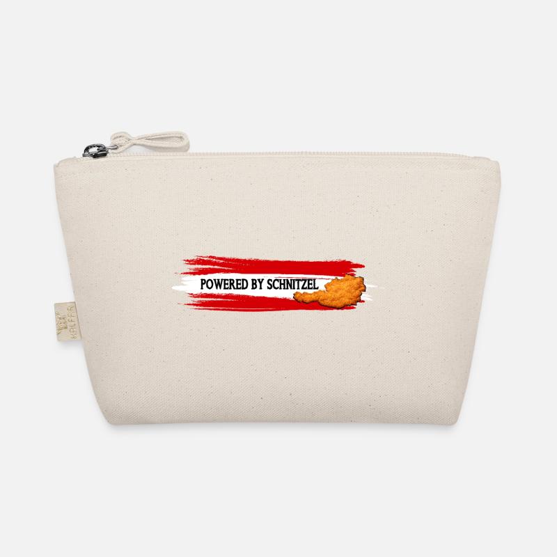 Propulsé par Schnitzel Austria Humour Shirt Trousse biologique