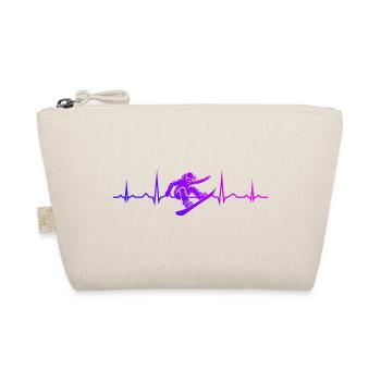 Motif classique de snowboard pour femmes - Trousse biologique - nature - Devant