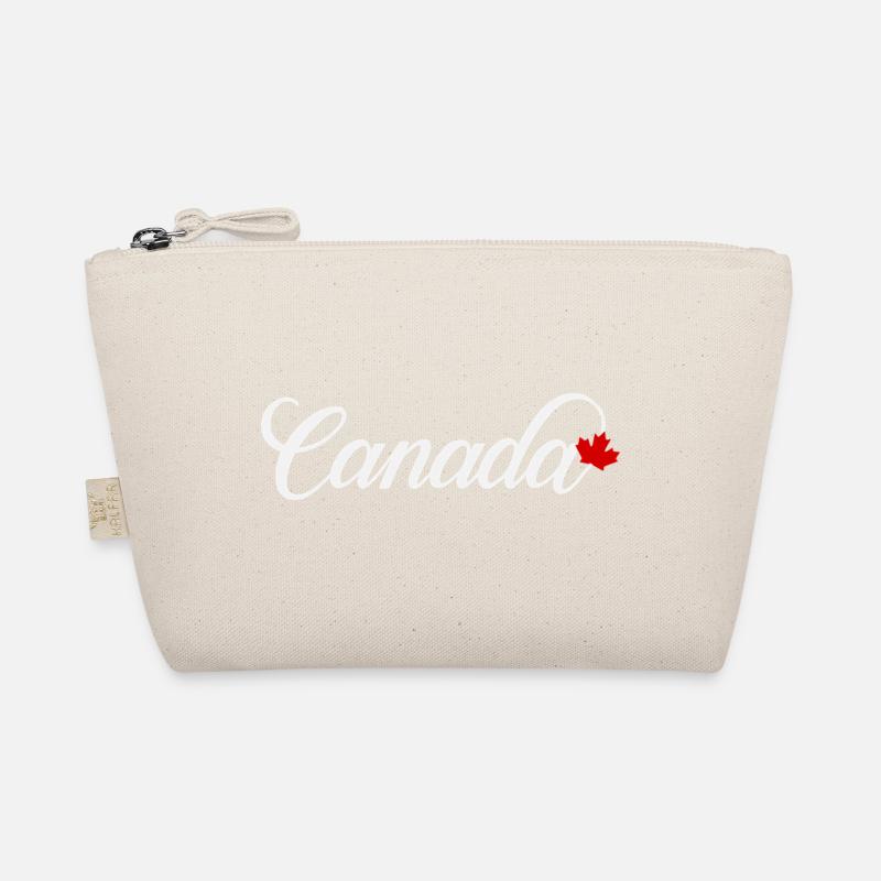 Canada Script with Maple Leaf Organic Pouch