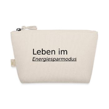 Leben im Energiesparmodus - Bio-Täschchen - Natur - Vorne