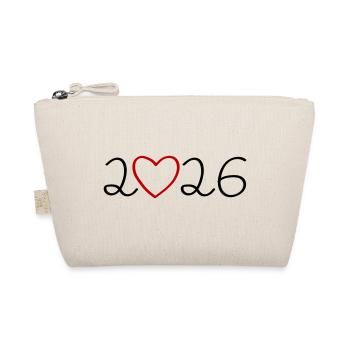 2026 Heart - Organic Pouch - nature - Front