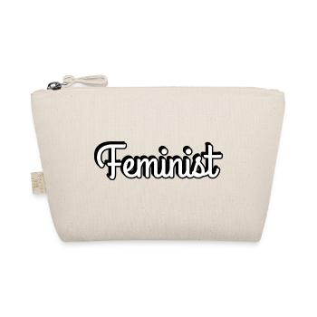  Feminist  - Organic Pouch - nature - Front