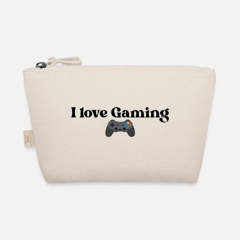 I Love Gaming - Bio-Täschchen - Natur