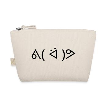 Happy Dance Dancing ᕕ( ᐛ )ᕗ Emoticon - Organic Pouch - nature - Front