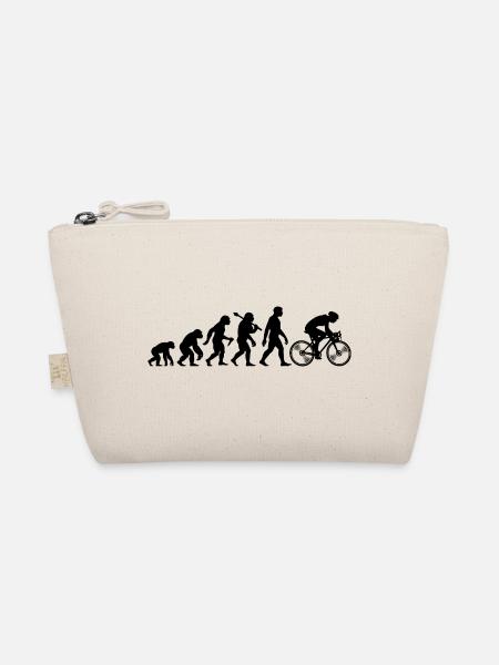 Radfahrer Evolution Radfahren Radsport - Bio-Täschchen - Natur