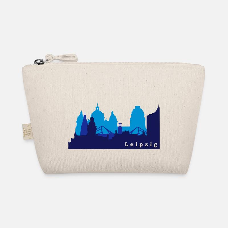 Leipzig Skyline Organic Pouch