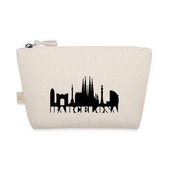 Barcelona Skyline Spanien - Bio-Täschchen - Natur - Vorne