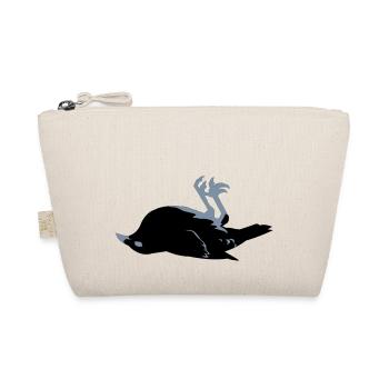 dead raven craven crow - Organic Pouch - nature - Front