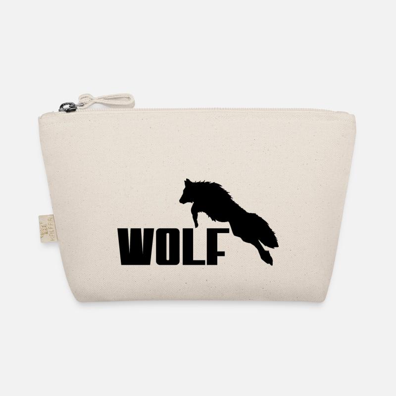 Wolf Logo Bio-Täschchen