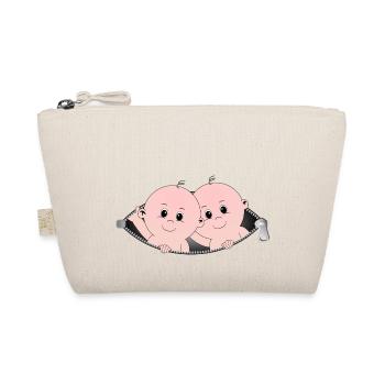 Enfants sortant d'une poche à fermeture éclair - Trousse biologique - nature - Devant